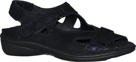 Durea 7258 wijdte E Kleur: D. Blauw Nubuck Maat: 3,5 (36,5)