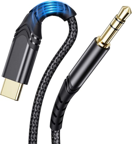 USB C Aux Kabel - Audiokabel - Nylon - USB C naar 3.5mm Jack Audio Kabels