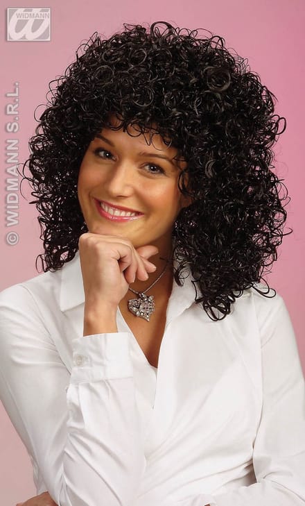 Zwarte Gabrielle pruik