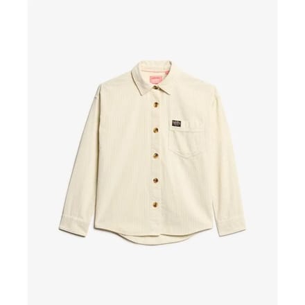 Superdry - Overshirt van grof corduroy - Dames - Shirts