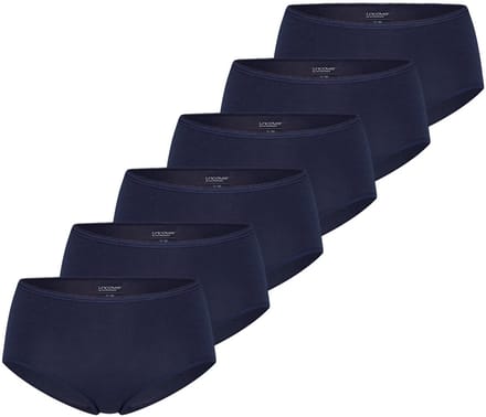 uncover by Schiesser Dames midi slip 6 pack Basic