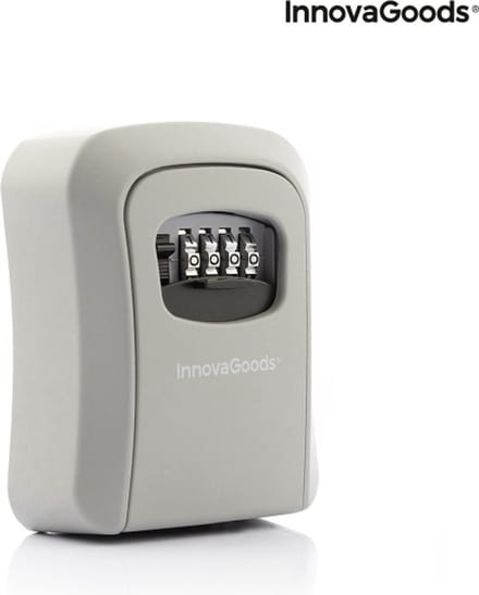 Sleutelkluis - Sleutelkluis Innovagoods - Grijs - Sleutelkastje - Sleutelkast - Locker -