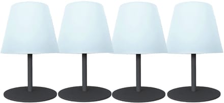 Set van 4 draadloze LED-tafellampen H16CM TWINS