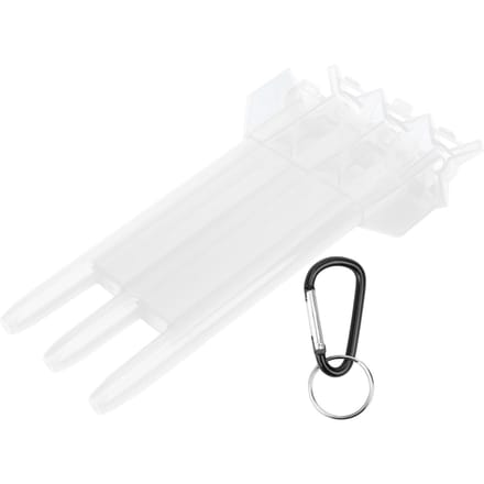 Universele Draagbare Dartdoos ABS Koffer 3 Sleeve Opberging W Aluminiumlegering Hanggesp transparant witte kleur
