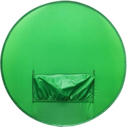 142cm Ronde Groen Scherm Achtergrond Draagbare Groen Scherm Stoel Achtergrond voor Videochats Videoconferentie Spel Single green
