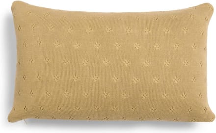 Essenza Knitted Ajour Sierkussen Fern yellow - 30x50 cm