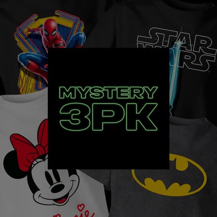 Kids Mystery 3 Pack T-Shirts - Multi - Unisex - 122/128 (7-8 jaar)