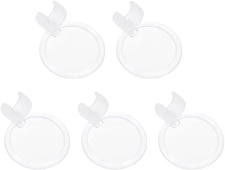 Vergrootglas 5 Stuks - Penenhouder/Diamantmotief - Kunststof/Glas - Multifunctioneel - Handheld - Afmetingen 4,70 x 3,20 cm - Loep