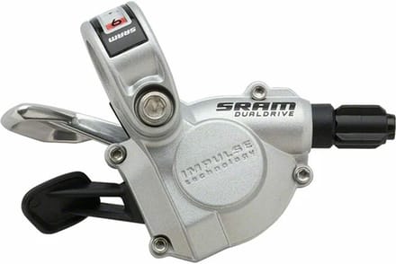 SRAM ROCKET TRIGGER SET 9 SPEED REAR SHIFTER INDEX FRONT SHIFTER (2:1 ACTUATION RATIO COMPATIBLE WITH SHIMANO REAR DERAILLEURS)
