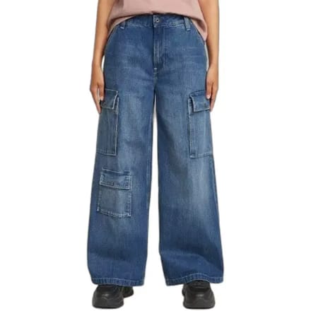 Denim cargobroek dames G-Star Mega