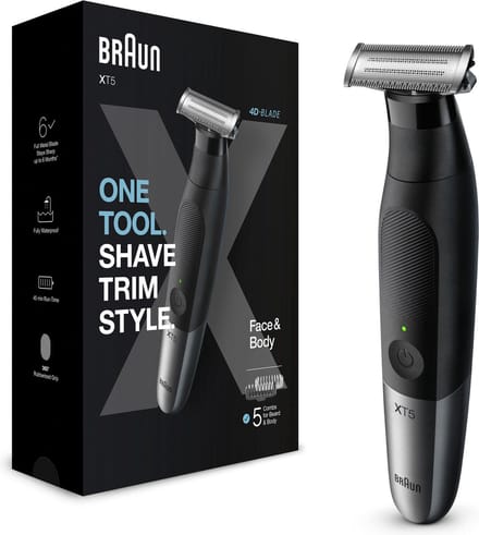 Scheerapparaat Braun XT5100 - Nat en droog - Zwart - Face/body