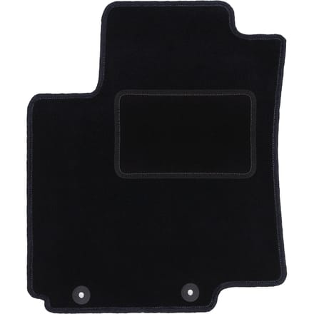 Zwarte bestuurdersmat voor: Kia Rio III UB hatchback (2011-2017)