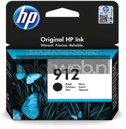 HP Inktcartridge 912 (3YL80AE) Zwart