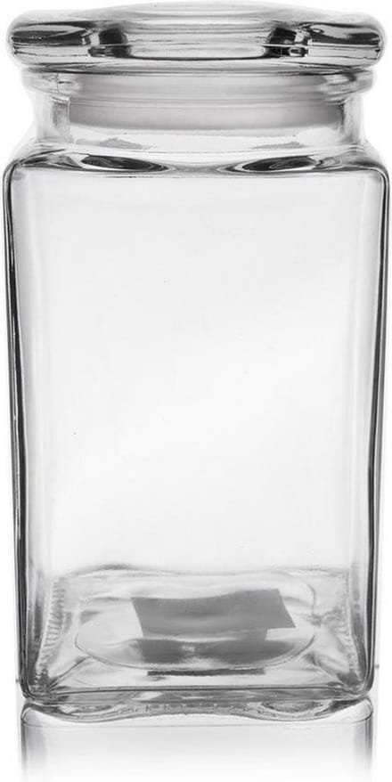 Voedselcontainer Glas Vierkant 1,4 l - Vershoudbakjes - Vershouddoos - Bakjes - Diepvriesbakjes - Vershouden