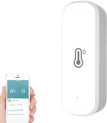 Slimme WiFi Temperatuur en Vochtigheidssensor voor Thuis