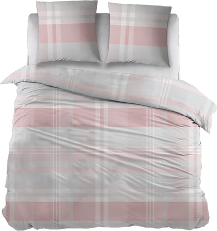 Snoozing Elise Dekbedovertrek - Extra breed - 260x200/220 cm - Roze