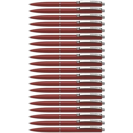 Schneider balpen - K15 - penpunt M - rood - S-3082