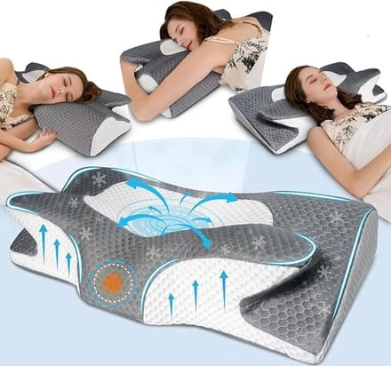 Ergonomisch Nekkussen met Memory Foam – Optimale Ondersteuning voor Elke Slaaphouding