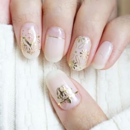 Lunacaca - Gemini Constellation Nail Art Stickers 24 pcs