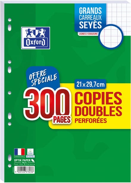 Oxford lijngezet schrijfschrift, A4, aanbieding