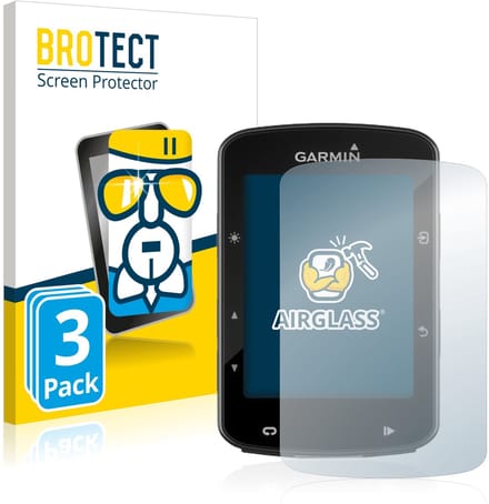 Screenprotector 3 Stuks voor Garmin Edge 520 Plus Beschermglas transparant