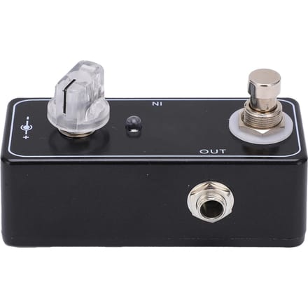 Pédale d'Effet Guitare Métal Booster Effector avec True Bypass Accessoires d'Accordage d'Instrument gray