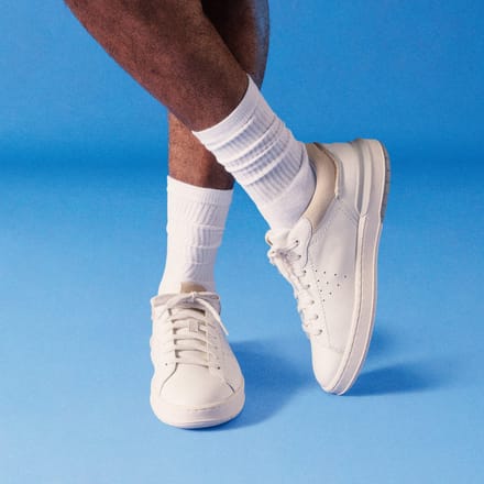 CourtLite2 Run Witte Leren Schoenen
