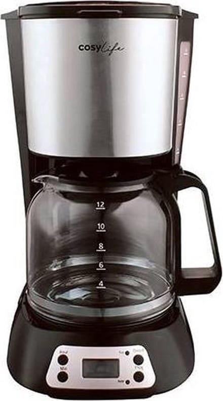 Cosylife CL-PRG27 - Koffiezetapparaat - Zwart