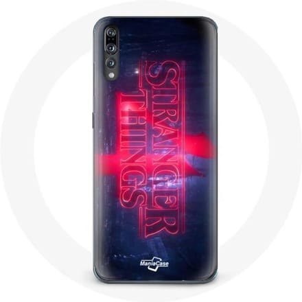 Case voor Huawei P20 Pro Stranger Things Logo Transparant Seizoen 4 Trailer 2022