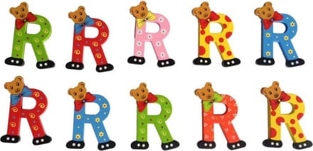 Kleine beren plakletter R (5cm)