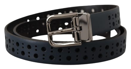 Perforated Leren Riem