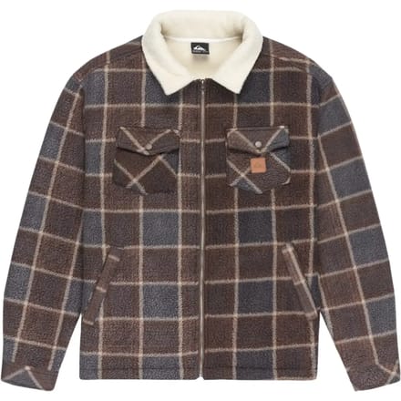 Quiksilver Eqypf03080 Fleece Met Volledige Rits Bruin L Man