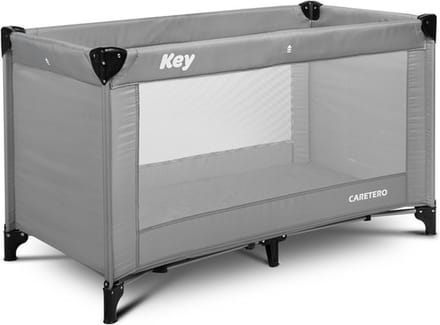CARETERO - Campingbedje Key Grijs - Reisbed - Reiswieg