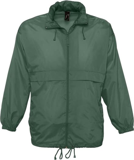 SOL'S Unisex Windbreaker Surf Jacket L889 - Forest Green - S