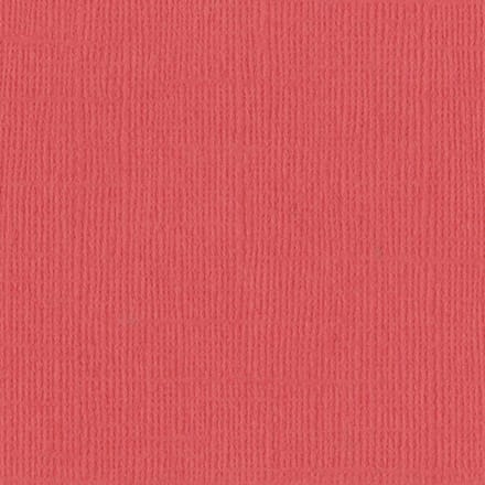 Bazzill Textuurpapier - Mono Canvas - 30.5x30.5cm - Flamingo - 25 vellen