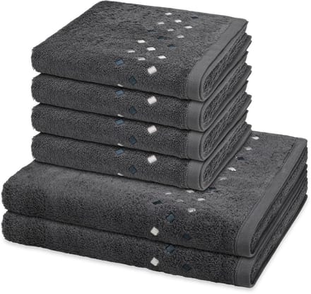 Ross Sonstiges 4 X handdoek 2 X douchehanddoek - in set 6 pack Stoneline
