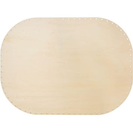 VBS Rotan mand bodem "Rechthoek met ronde hoeken", 4 mm, 45 x 33 cm