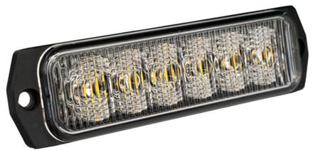 Flitser - Ledson - 6 led - 4.4 - 11.3cm - Helder - 26 flitspatronen - Amber - R65 - 12V-24V