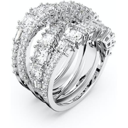 Swarovski Twist Wrap kristal-versierde ring 5584656 Silver|55|Box (Random Color) blue