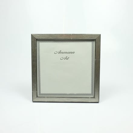 AL - Houten Fotolijst - Zilver / Zwart - 30 x 30 cm