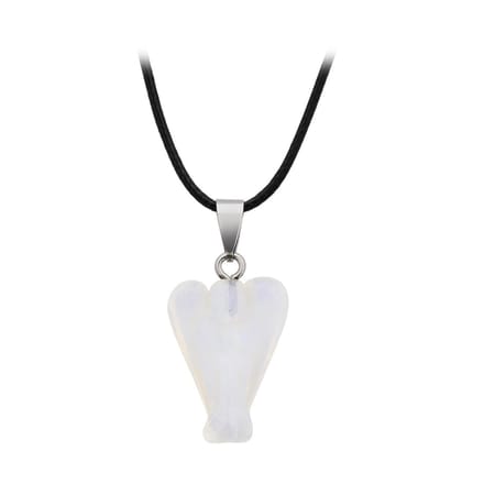 Bixorp Gems Opaliet Engeltje Ketting - Edelstenen Engel aan koord