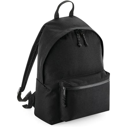 BagBase Recycled Backpack BG285 - Black - 31 x 42 x 21 cm