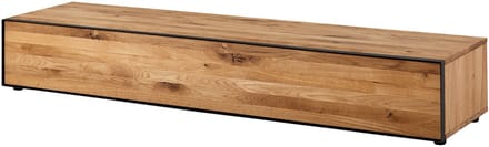MASSIVMOEBEL24.DE wilde eik lage kast blank massief hout 200x53x32 cm geolied deels gemonteerd STARNBERG volledig massief #13