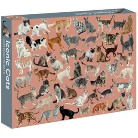 Iconic Cats: 1000 Piece Jigsaw Puzzle