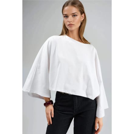 Losse Fit Bootneck Blouse