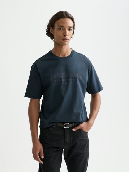 Scotch & Soda Front Artwork Relaxed-Fit T-Shirt