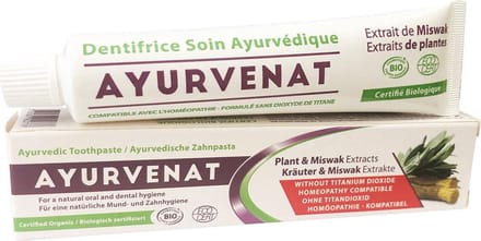 Ayurvedische tandpasta met miswak BIO