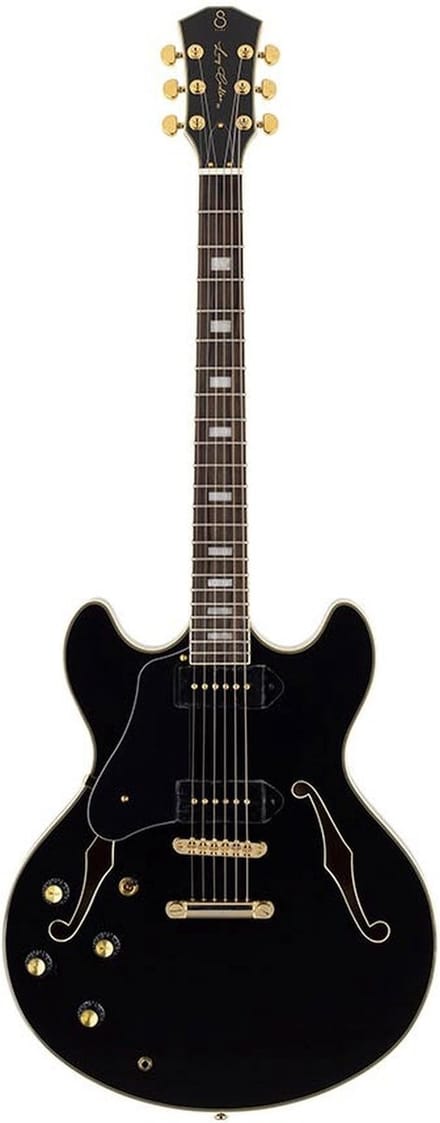 Sire H7VL Linkshandige Semi-Hollow Elektrische Gitaar Black
