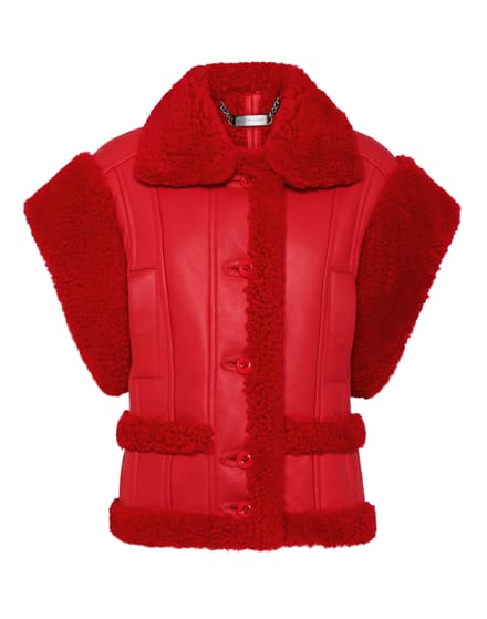 Leren Vest Gothic Plein