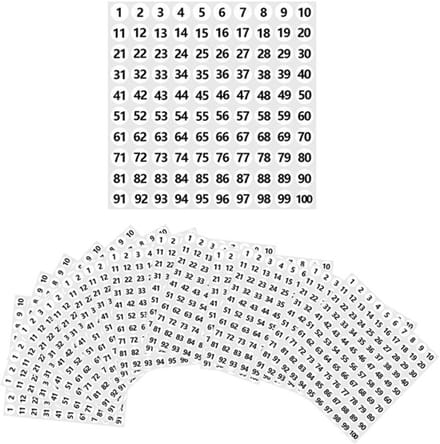 Store_7 - Cijfers - Stickers - Zelfklevend - Wit - Nummeretiketten